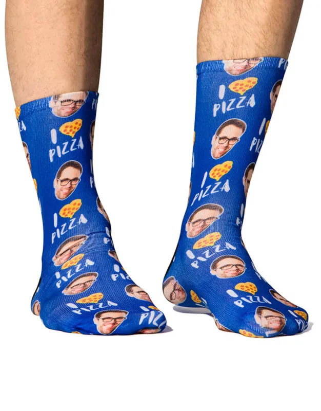 I Love Pizza Socks sold by Super Socks
