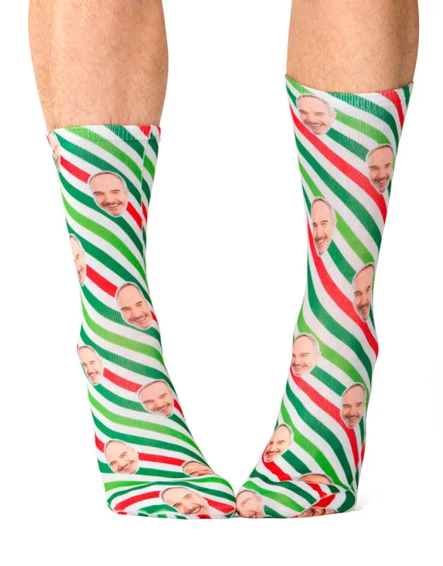 Christmas Stripes Socks sold by Super Socks