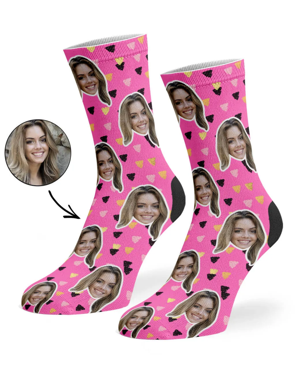 Paint Triangle Socks sold by Super Socks product image thumbnail 4