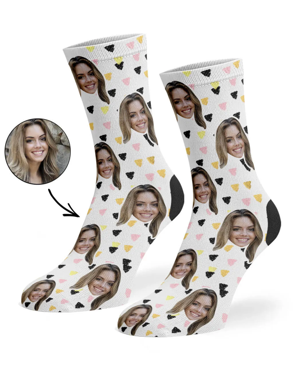 Paint Triangle Socks sold by Super Socks product image thumbnail 2