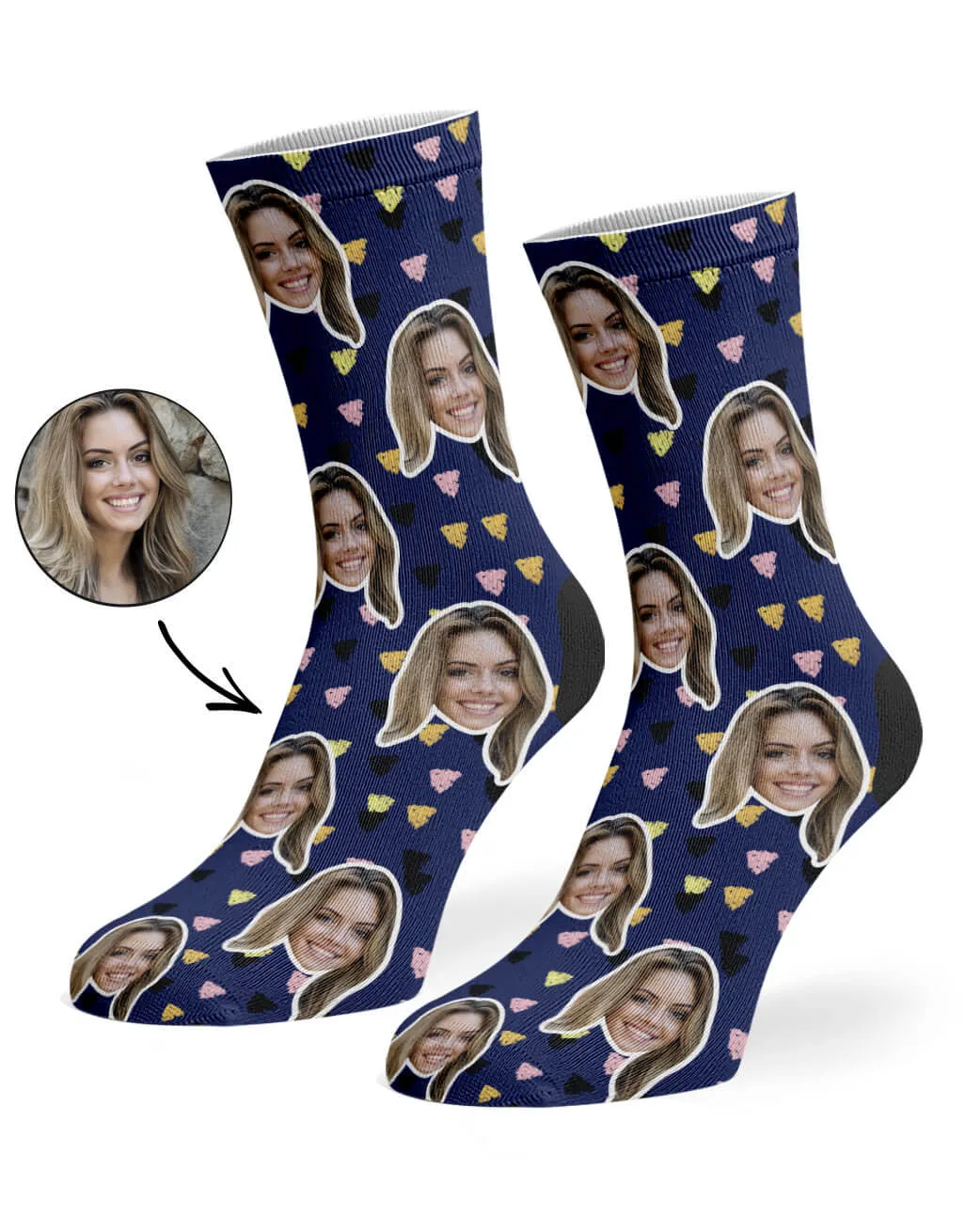 Paint Triangle Socks sold by Super Socks product image thumbnail 3