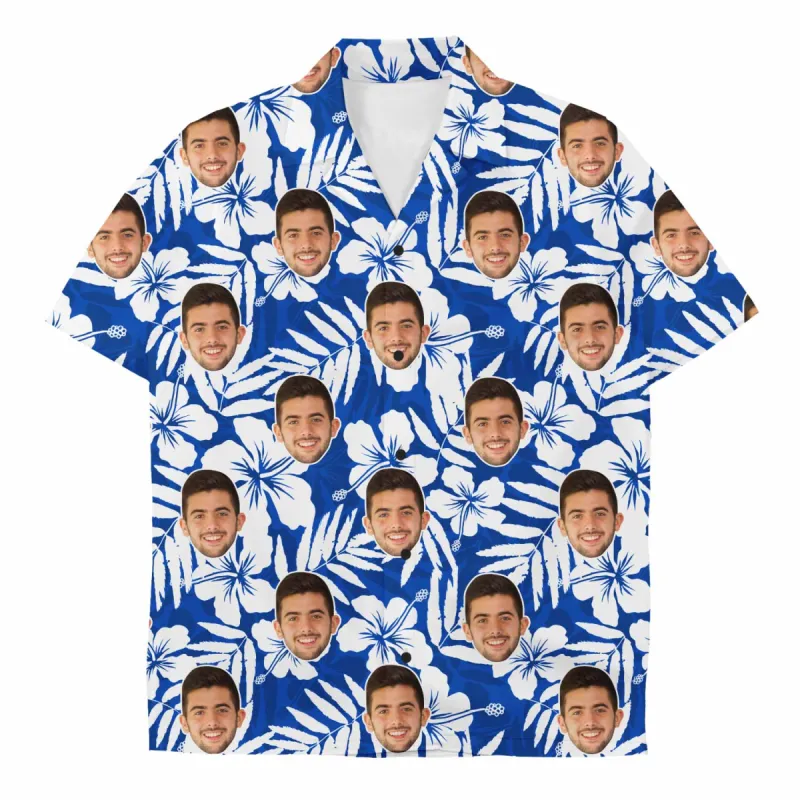 Blue Custom Hawaiian Shirt sold by Super Socks