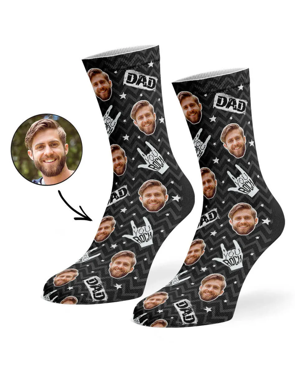 You Rock Dad Socks sold by Super Socks product image thumbnail 2