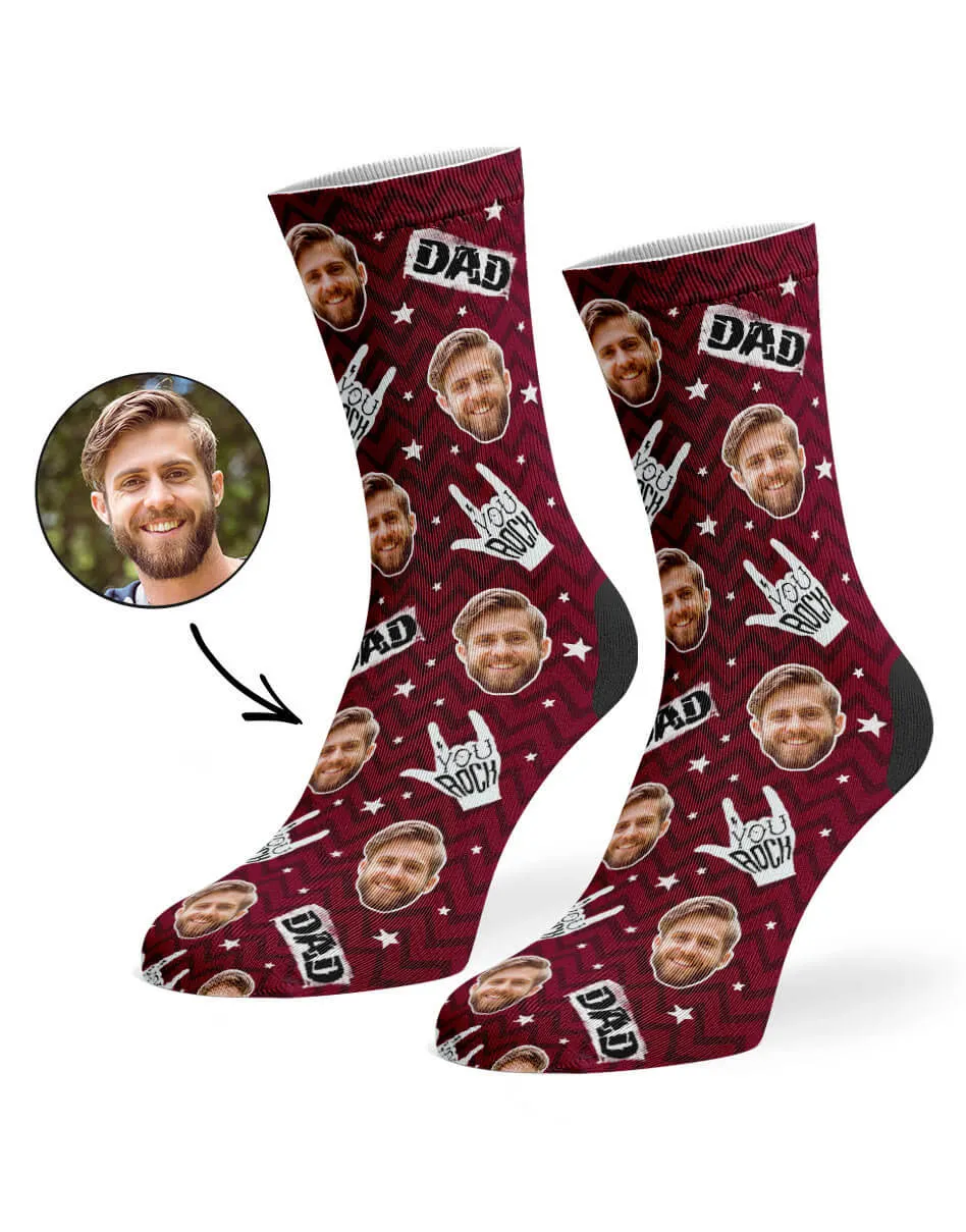 You Rock Dad Socks sold by Super Socks product image thumbnail 3
