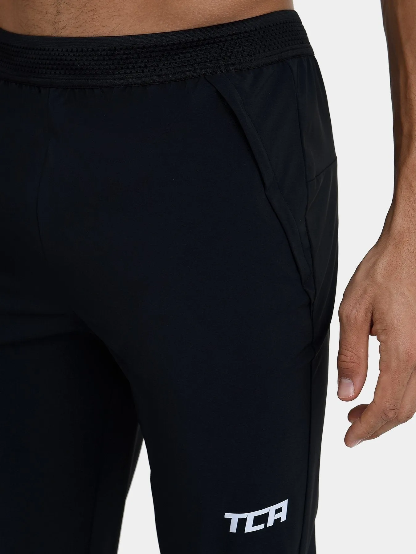 Sprint Running Trackpant For Men With Side & Back Zip Pockets sold by TCA product image thumbnail 4