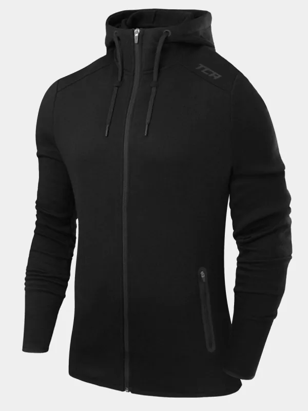 Revolution Tech Gym Running Hoodie For Men With Zip Pockets sold by TCA