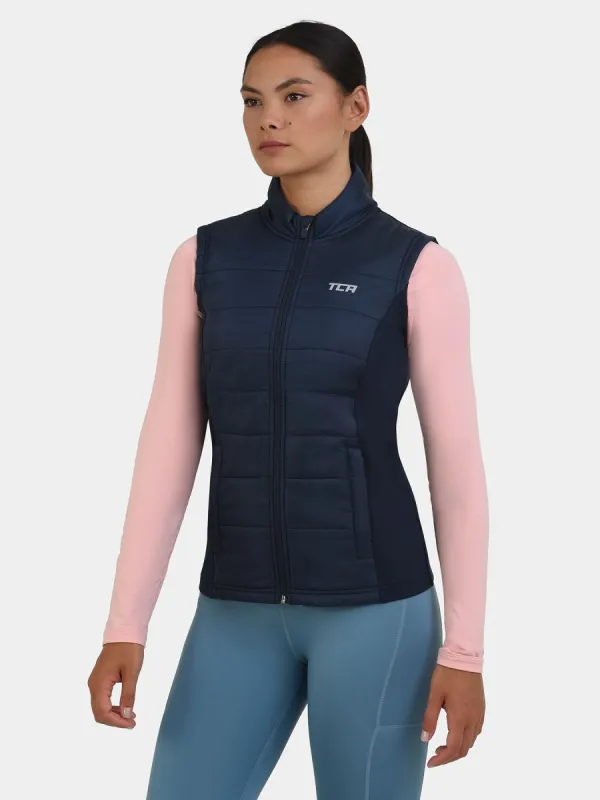 Excel Padded Running Gilet For Women With Zip Pockets & Reflective Strips sold by TCA
