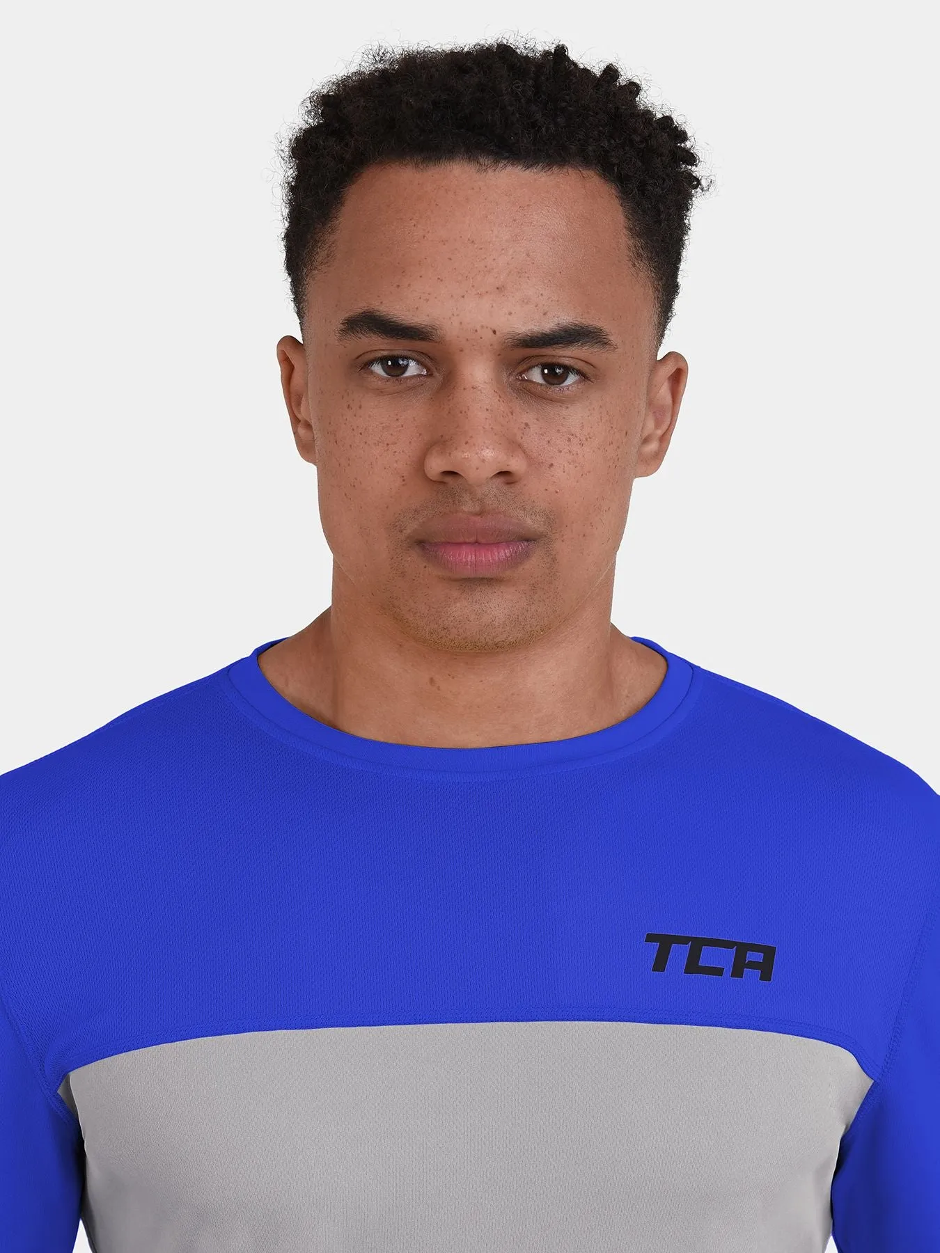 Men's Element Long Sleeve Running Crew Top sold by TCA product image thumbnail 3