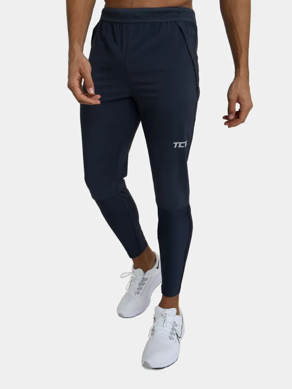 Sprint Running Trackpant For Men With Side & Back Zip Pockets sold by TCA