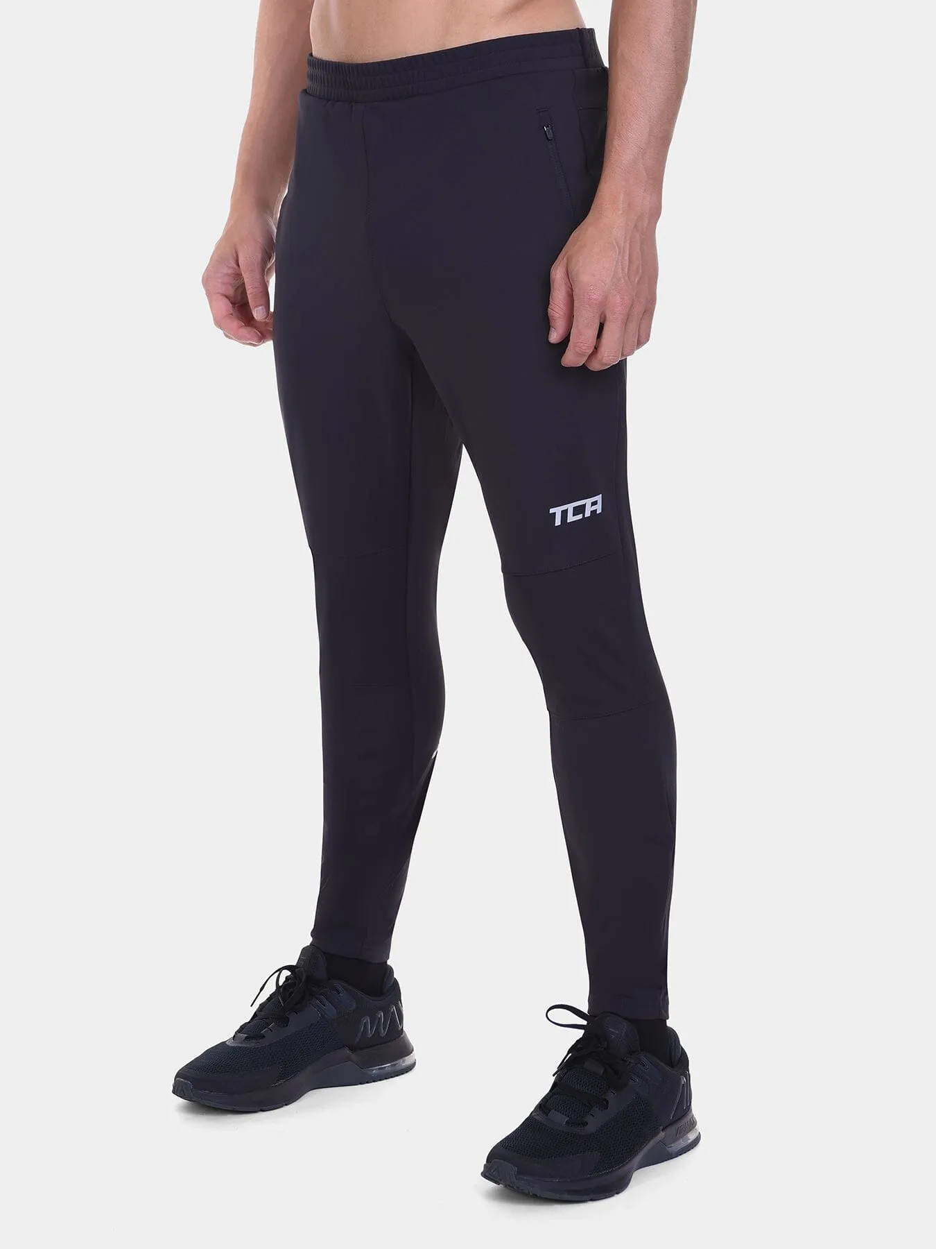 Thermal Cycling Trackpant For Men With Brushed Inner Fabric & Side Zip Pockets sold by TCA