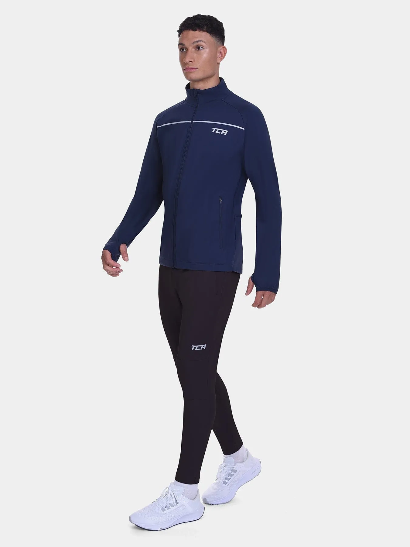Thermal Cycling Trackpant For Men With Brushed Inner Fabric & Side Zip Pockets sold by TCA product image thumbnail 5