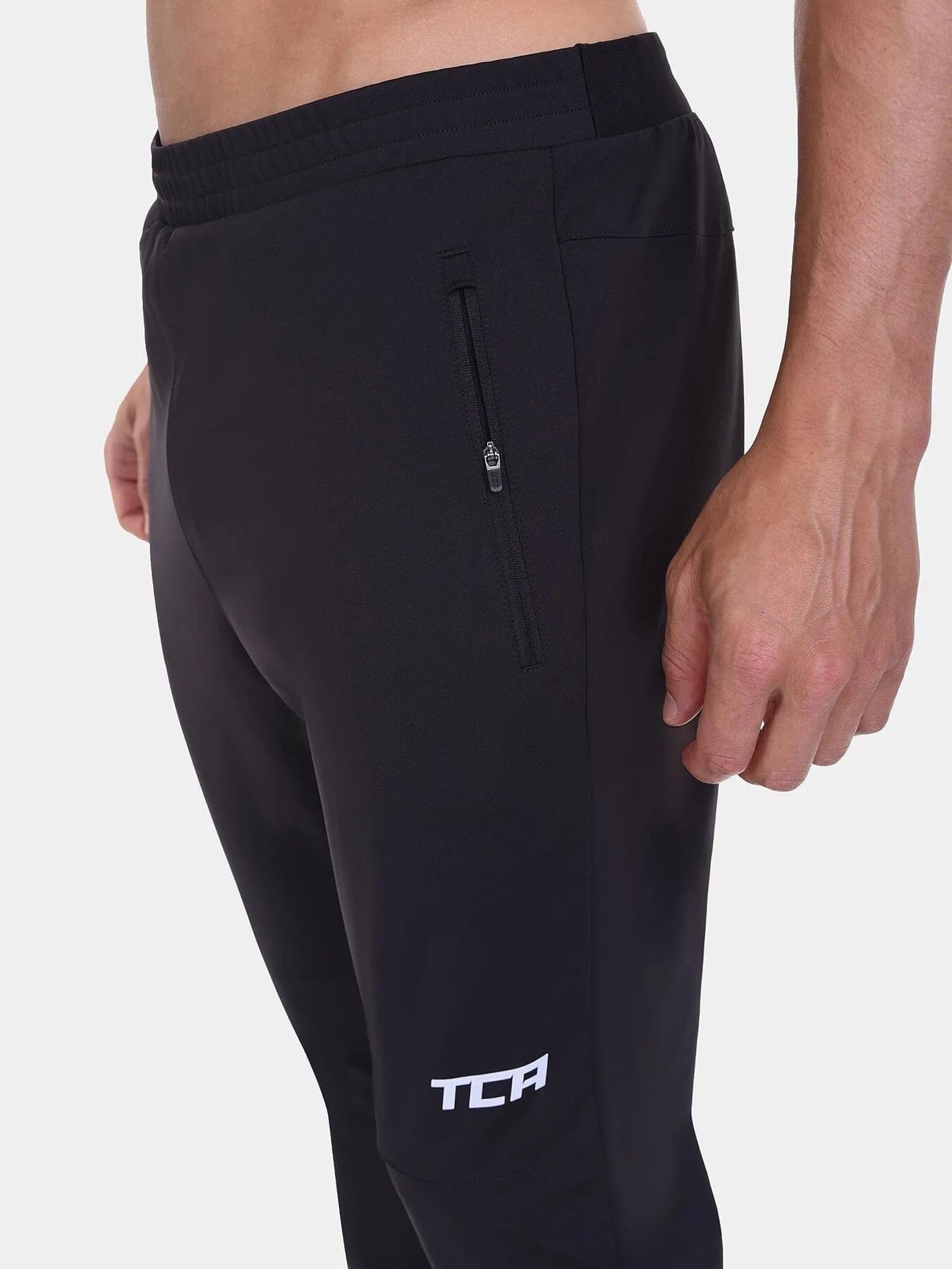 Thermal Cycling Trackpant For Men With Brushed Inner Fabric & Side Zip Pockets sold by TCA product image thumbnail 3