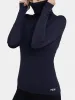 Warm-Up Thermal Long Sleeve Funnel Neck Top For Women With Brushed Inner Fabric, Thumbholes & Reflective Strips sold by TCA