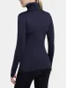 Warm-Up Thermal Long Sleeve Funnel Neck Top For Women With Brushed Inner Fabric, Thumbholes & Reflective Strips sold by TCA