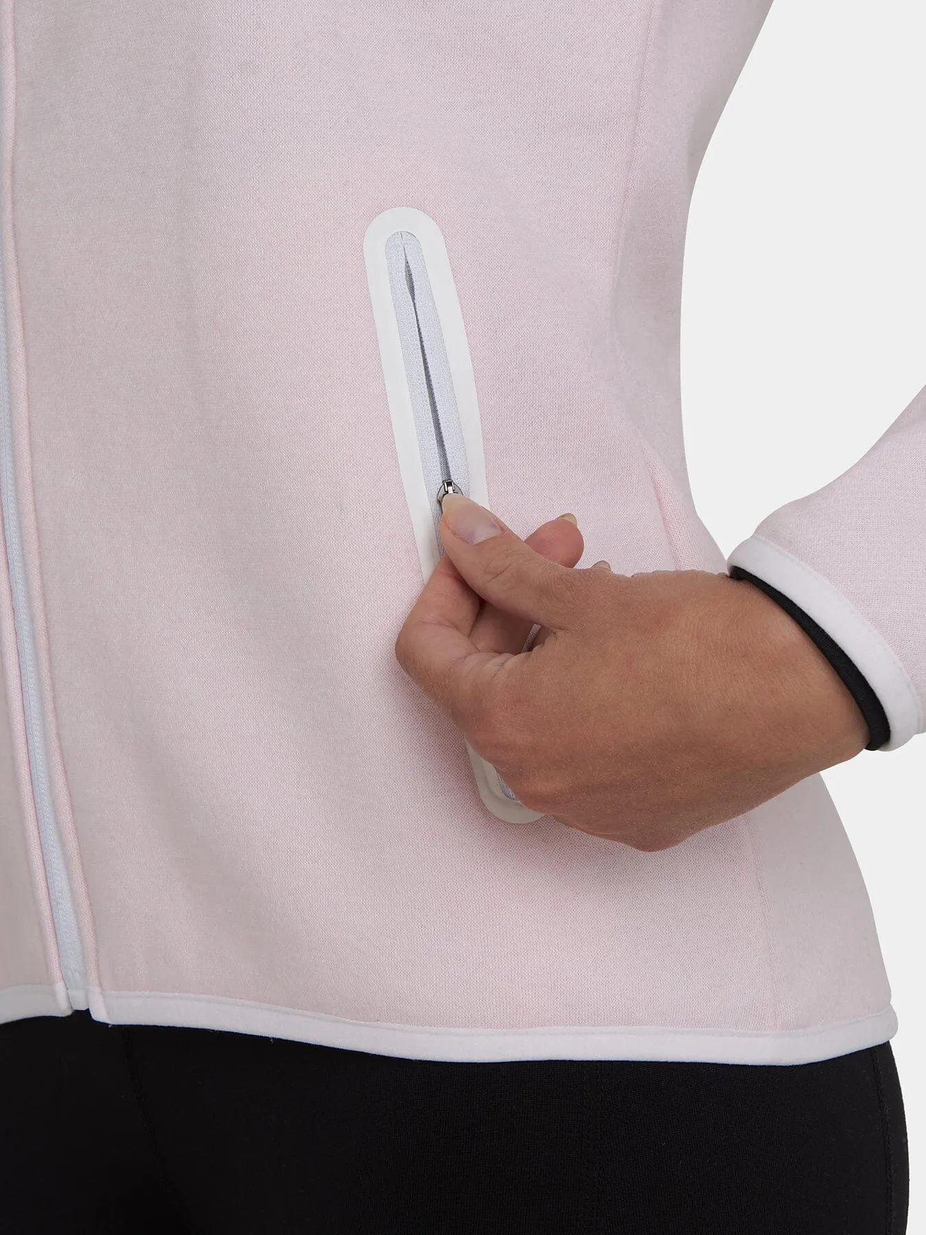 Revolution Tech Gym Running Hoodie For Women With Zip Pockets sold by TCA product image thumbnail 5