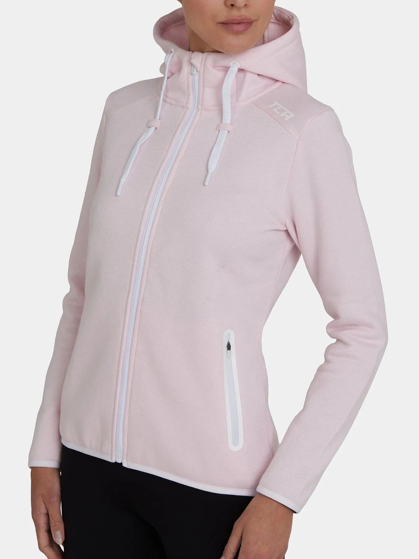 Revolution Tech Gym Running Hoodie For Women With Zip Pockets sold by TCA
