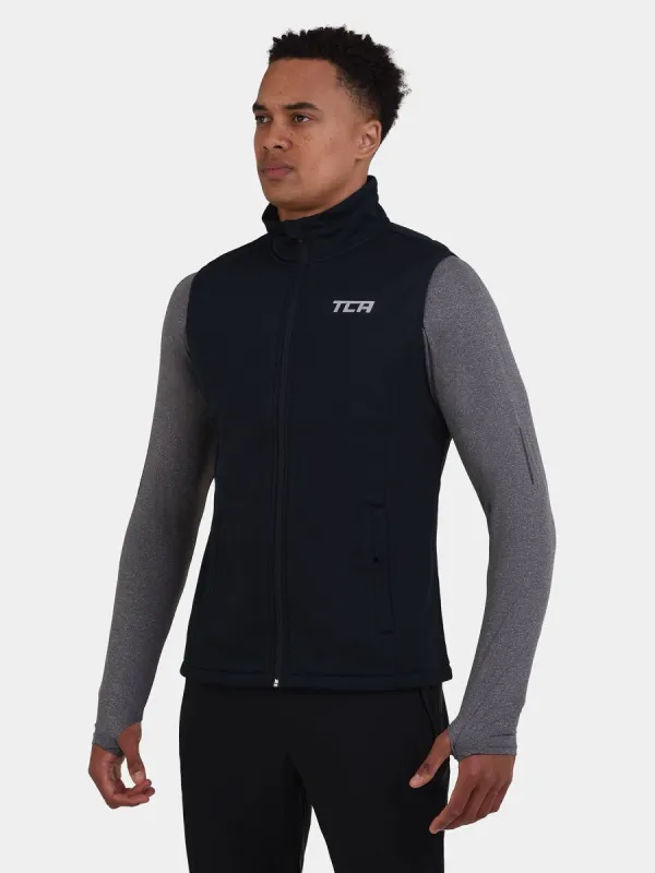 Flyweight Thermal Gilet For Men With Brushed Inner Fabric, Side & Internal Zip Pockets & Adjustable Toggles sold by TCA