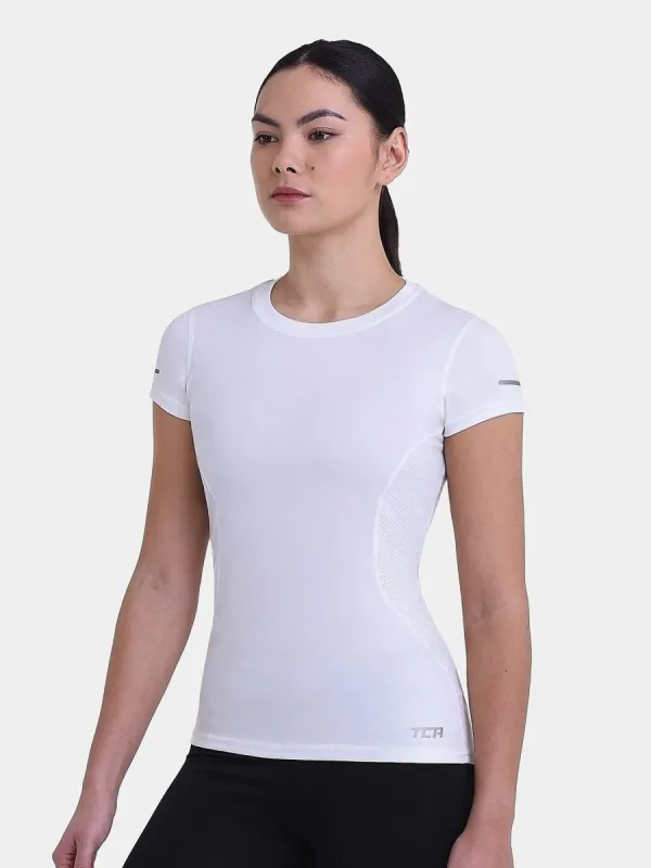 Atomic Short Sleeve T-Shirt With UPF 50+ Protection & Side Mesh Panels For Women sold by TCA