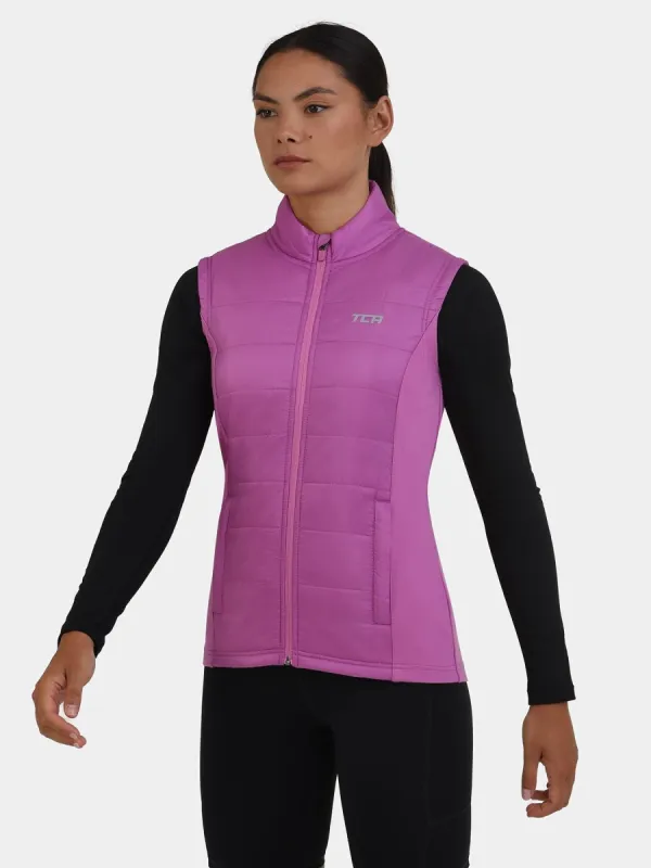 Excel Padded Running Gilet For Women With Zip Pockets & Reflective Strips sold by TCA