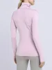 Warm-Up Thermal Long Sleeve Funnel Neck Top For Women With Brushed Inner Fabric, Thumbholes & Reflective Strips sold by TCA