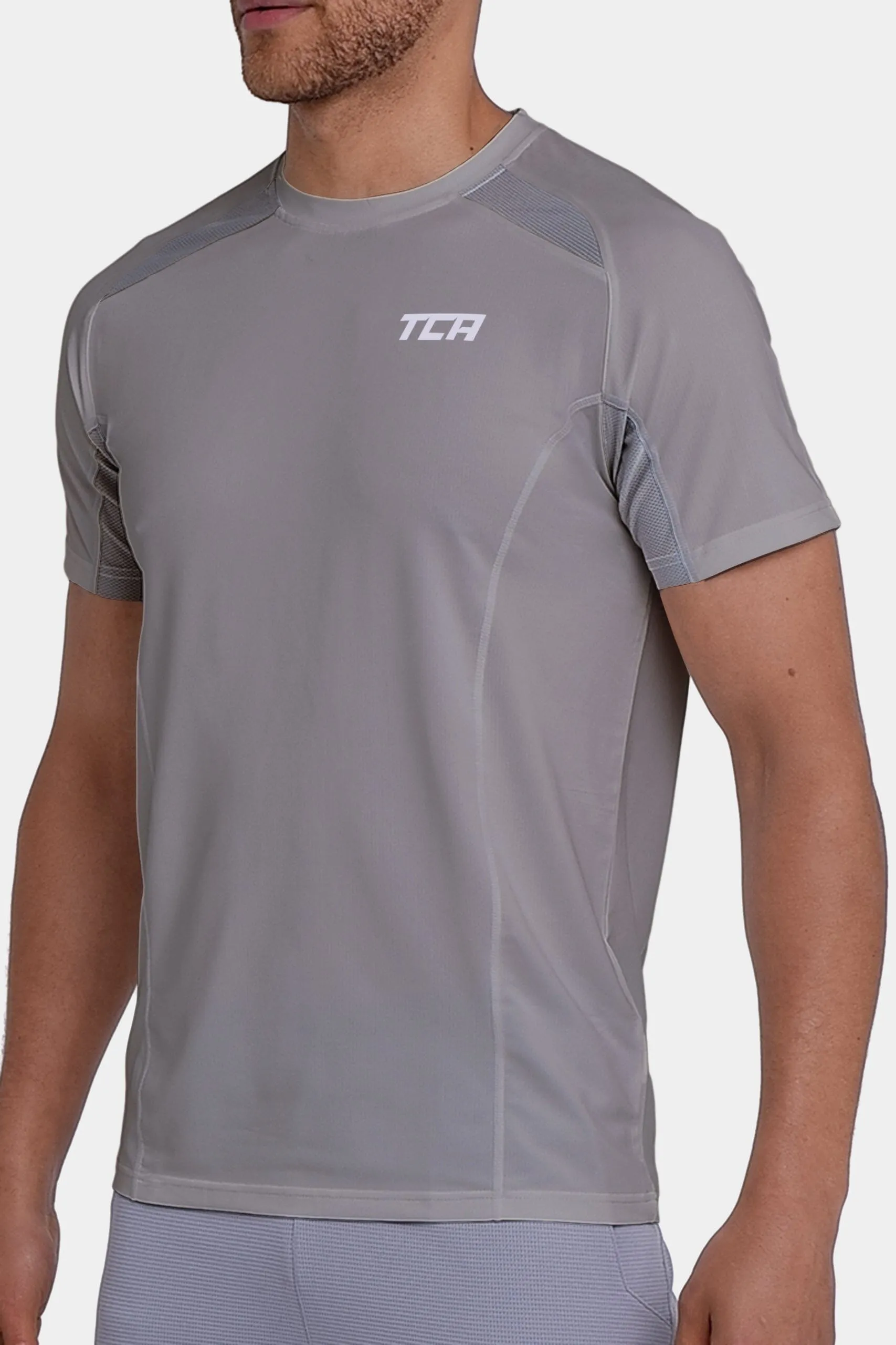 QuickDry Gym Short Sleeve T-Shirt For Men sold by TCA