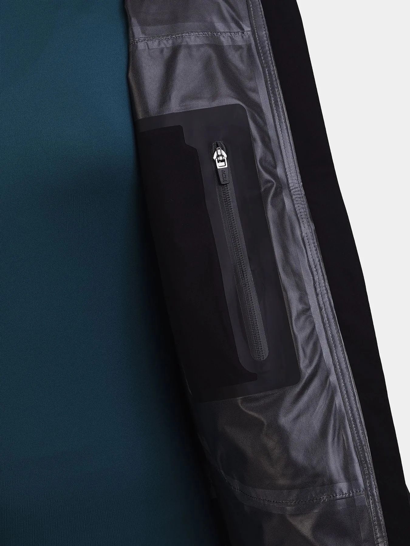 AirLite 2.0 Hooded Waterproof Rain Jacket For Women With Side & Internal Zip Pockets & Reflective Strips sold by TCA product image thumbnail 4