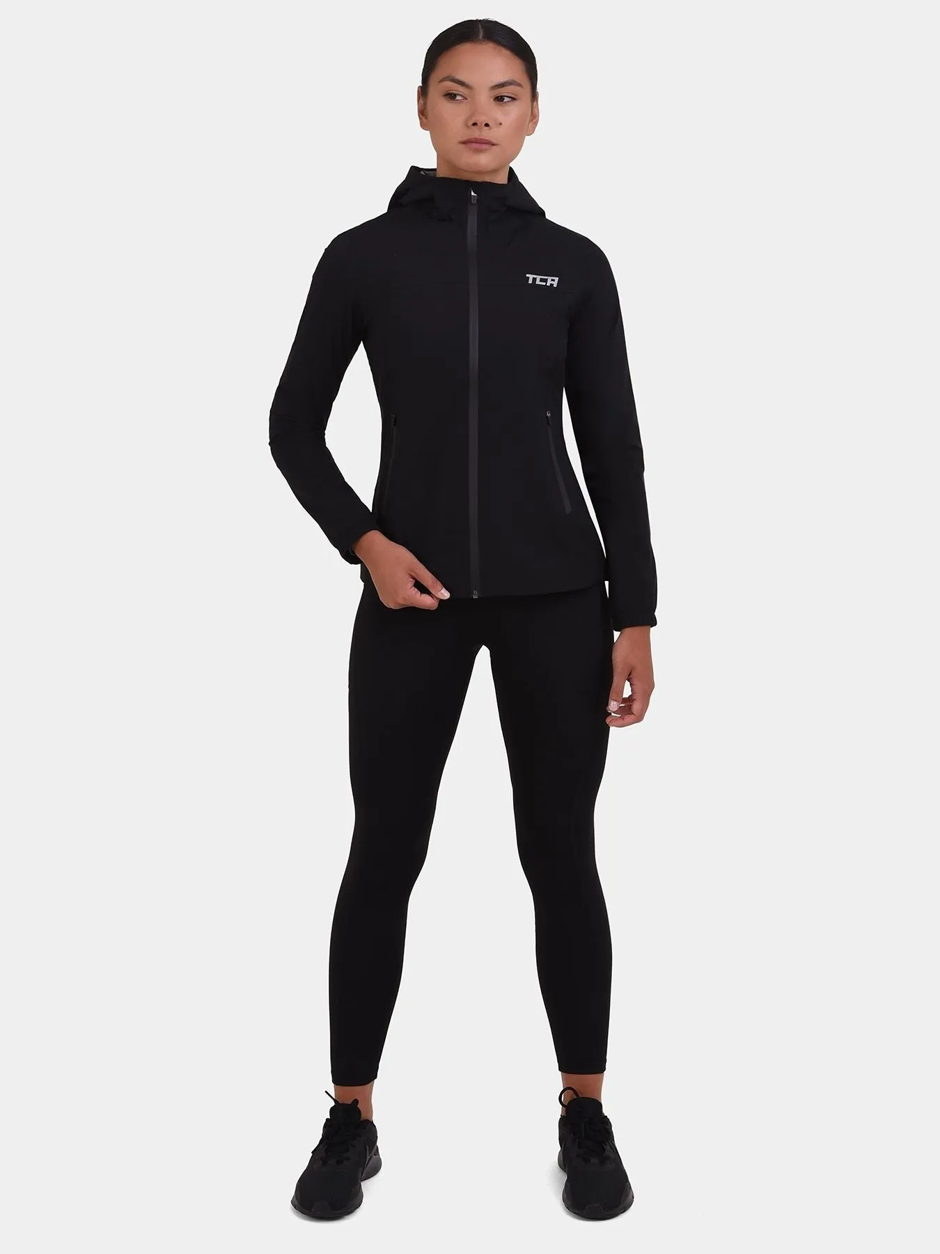 AirLite 2.0 Hooded Waterproof Rain Jacket For Women With Side & Internal Zip Pockets & Reflective Strips sold by TCA product image thumbnail 5