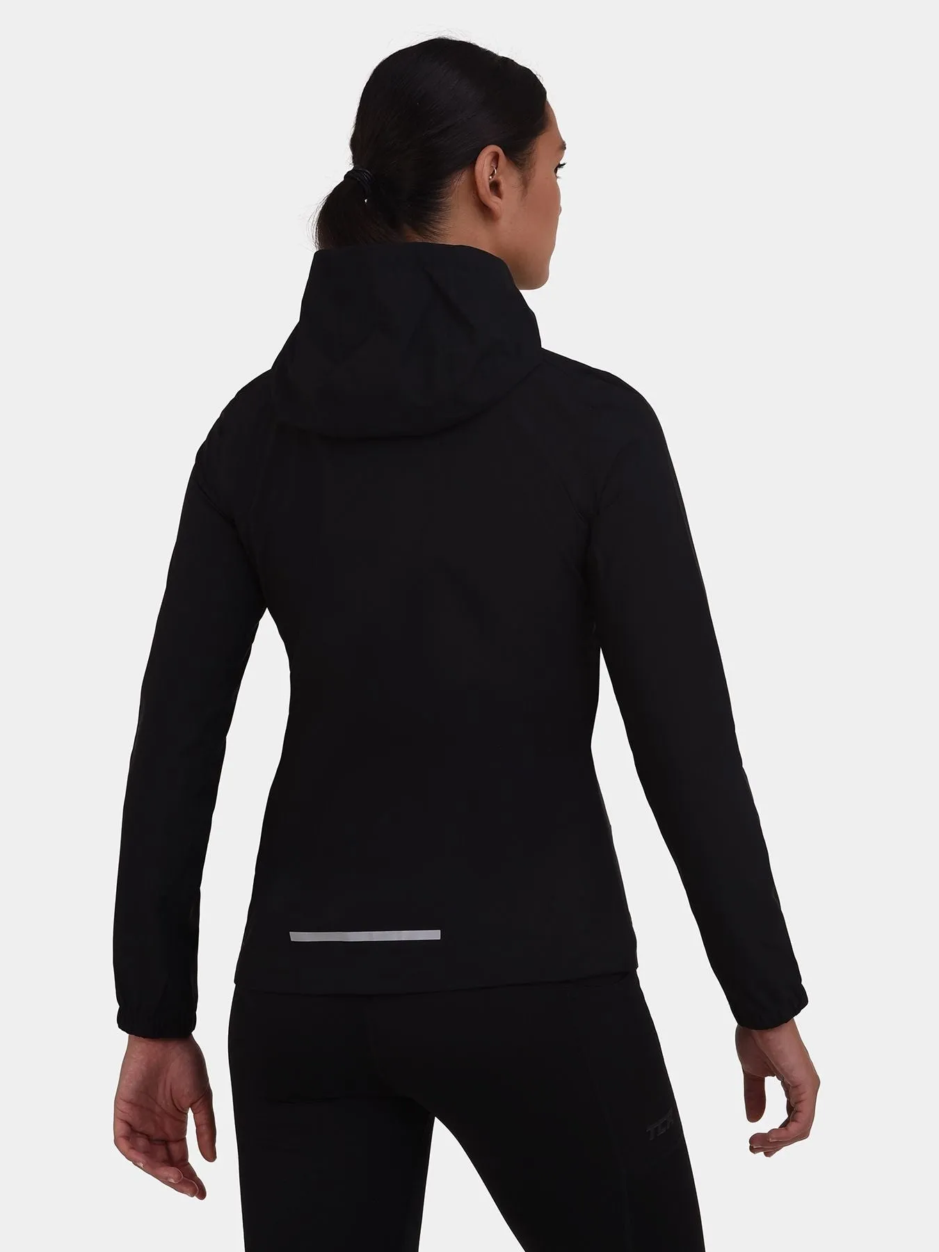 AirLite 2.0 Hooded Waterproof Rain Jacket For Women With Side & Internal Zip Pockets & Reflective Strips sold by TCA product image thumbnail 2