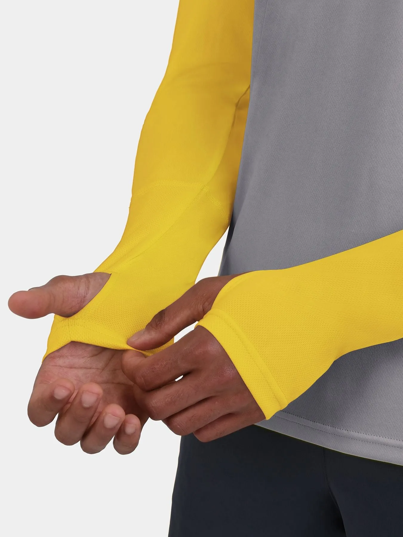 Men's Element Long Sleeve Running Crew Top sold by TCA product image thumbnail 4