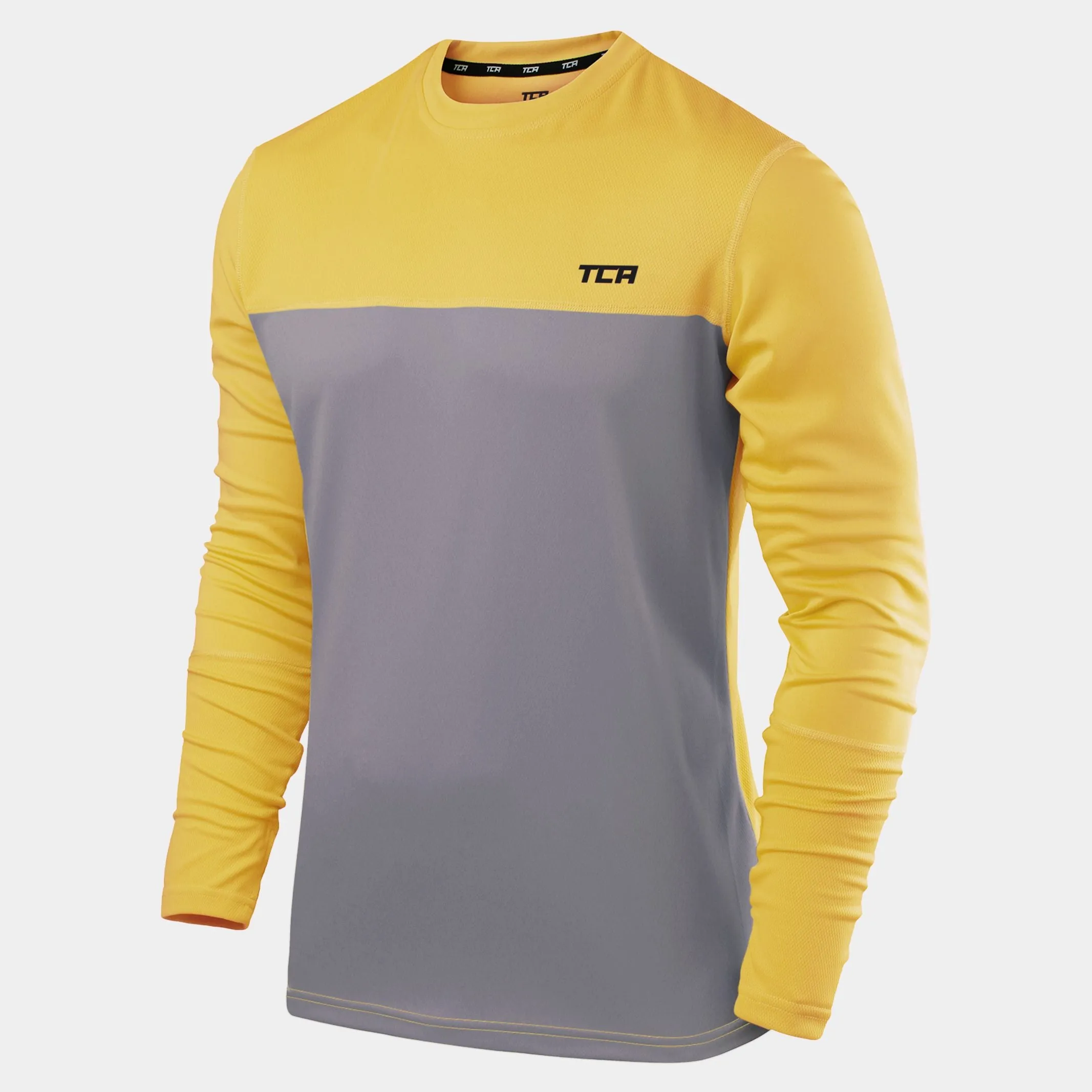 Men's Element Long Sleeve Running Crew Top sold by TCA
