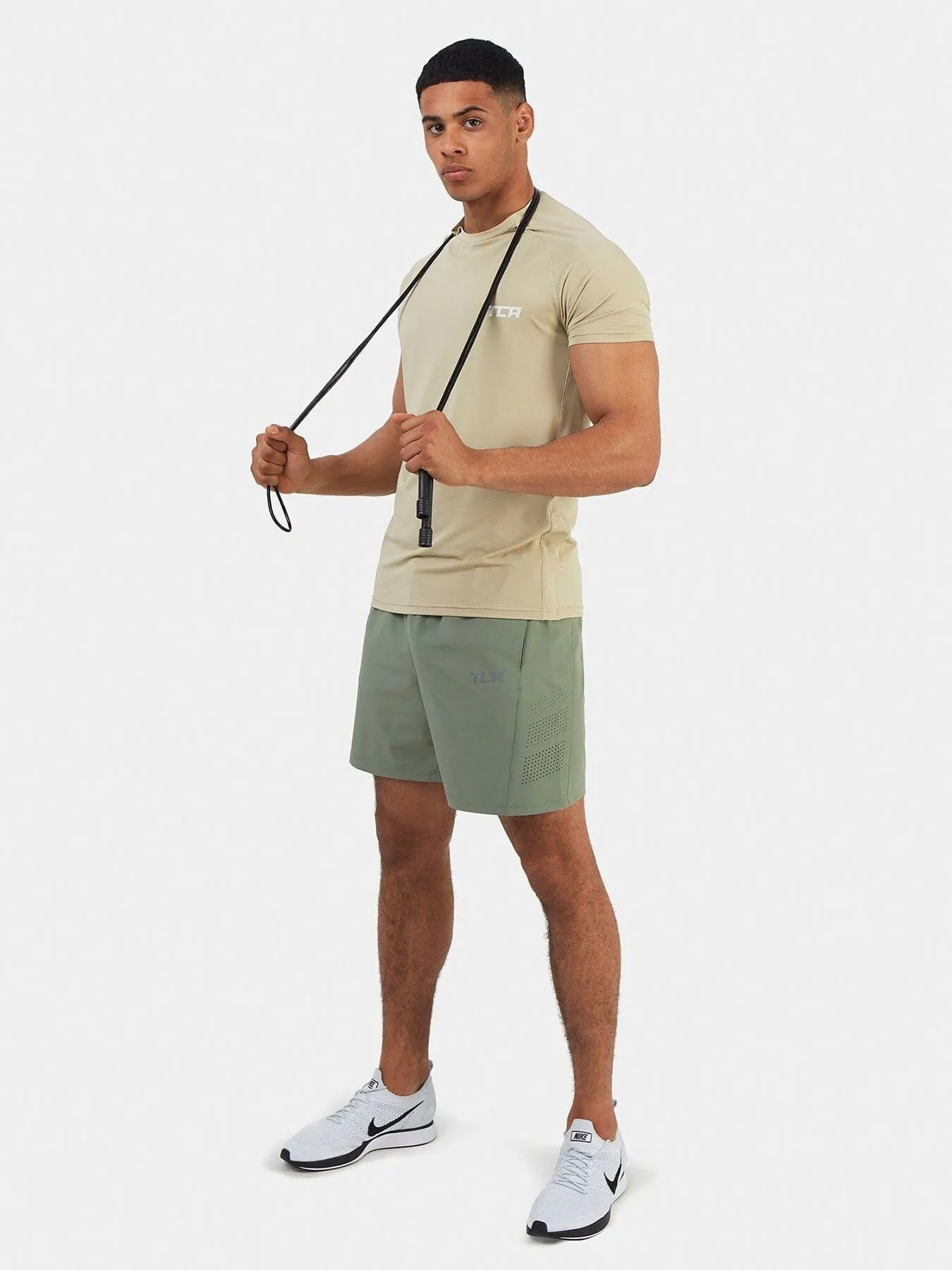 Stamina Short Sleeve Crew Neck Running Top For Men With Back Zip Pocket sold by TCA product image thumbnail 4