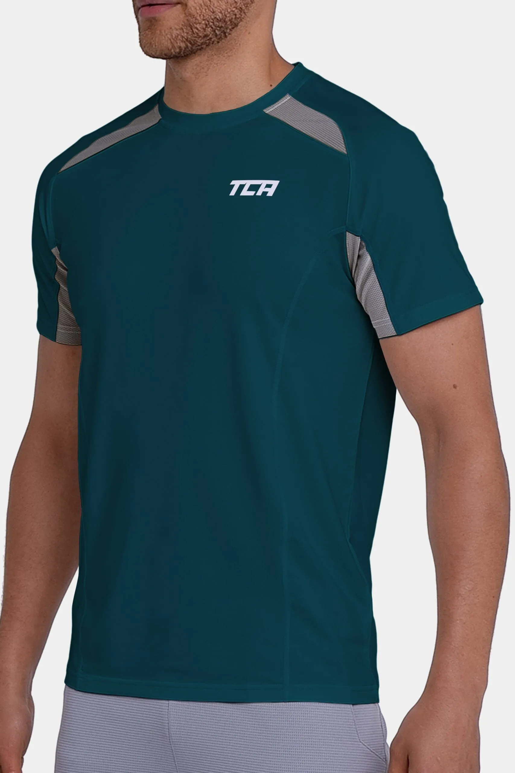 QuickDry Gym Short Sleeve T-Shirt For Men sold by TCA
