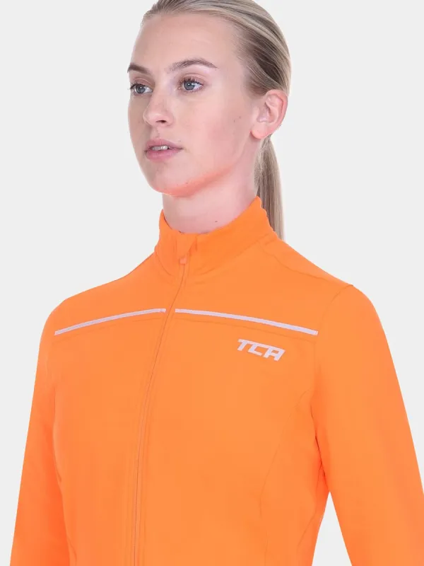 Thermal Cycling Jacket For Women With Thumbholes, Reflective Strips, Brushed Inner Fabric, Side & Internal Zip Pockets sold by TCA