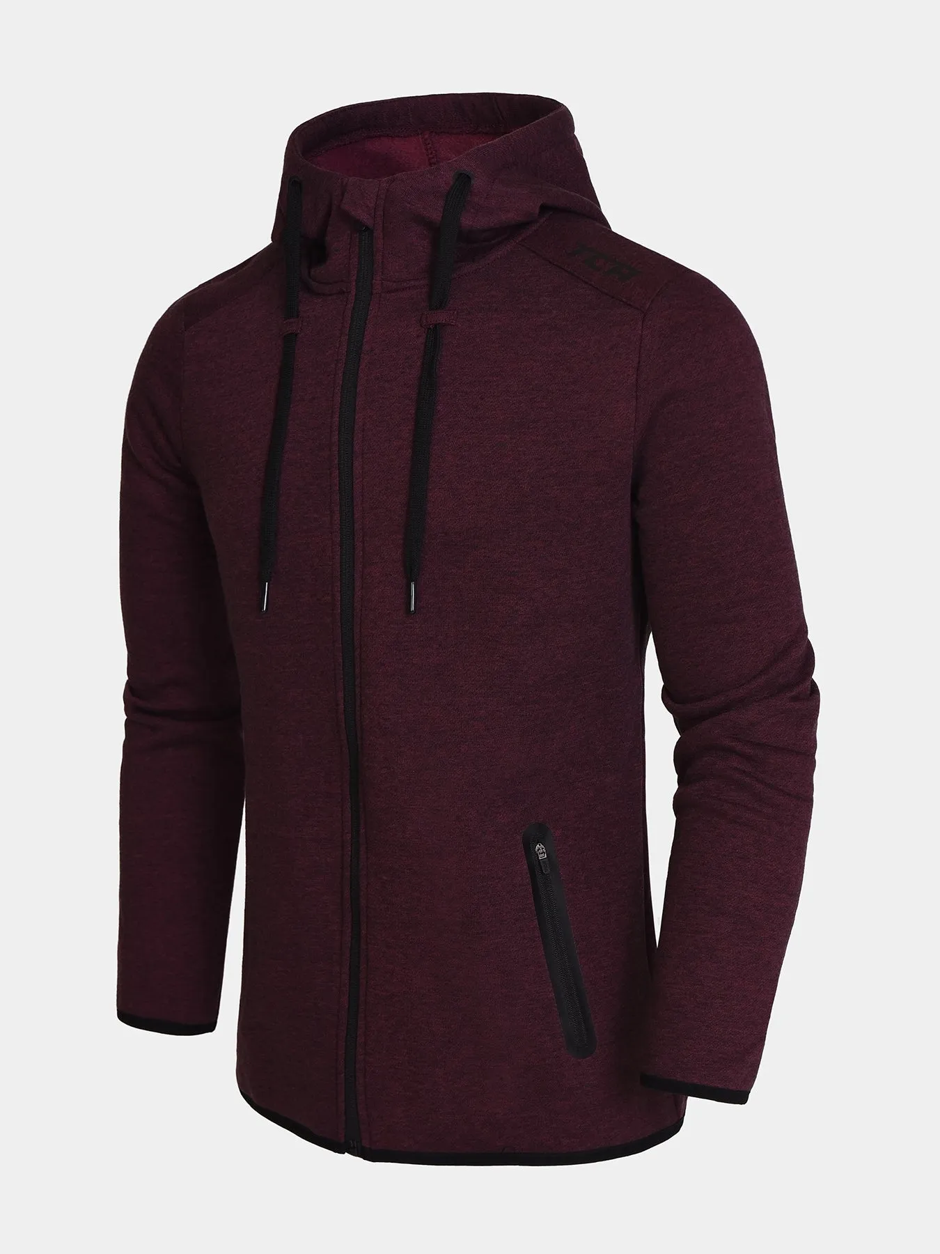 Revolution Tech Gym Running Hoodie For Men With Zip Pockets sold by TCA