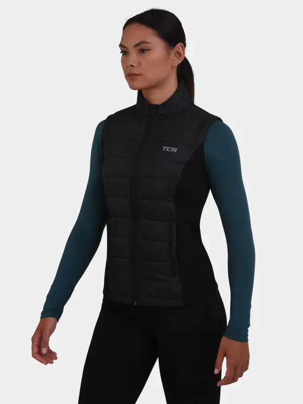 Excel Padded Running Gilet For Women With Zip Pockets & Reflective Strips sold by TCA
