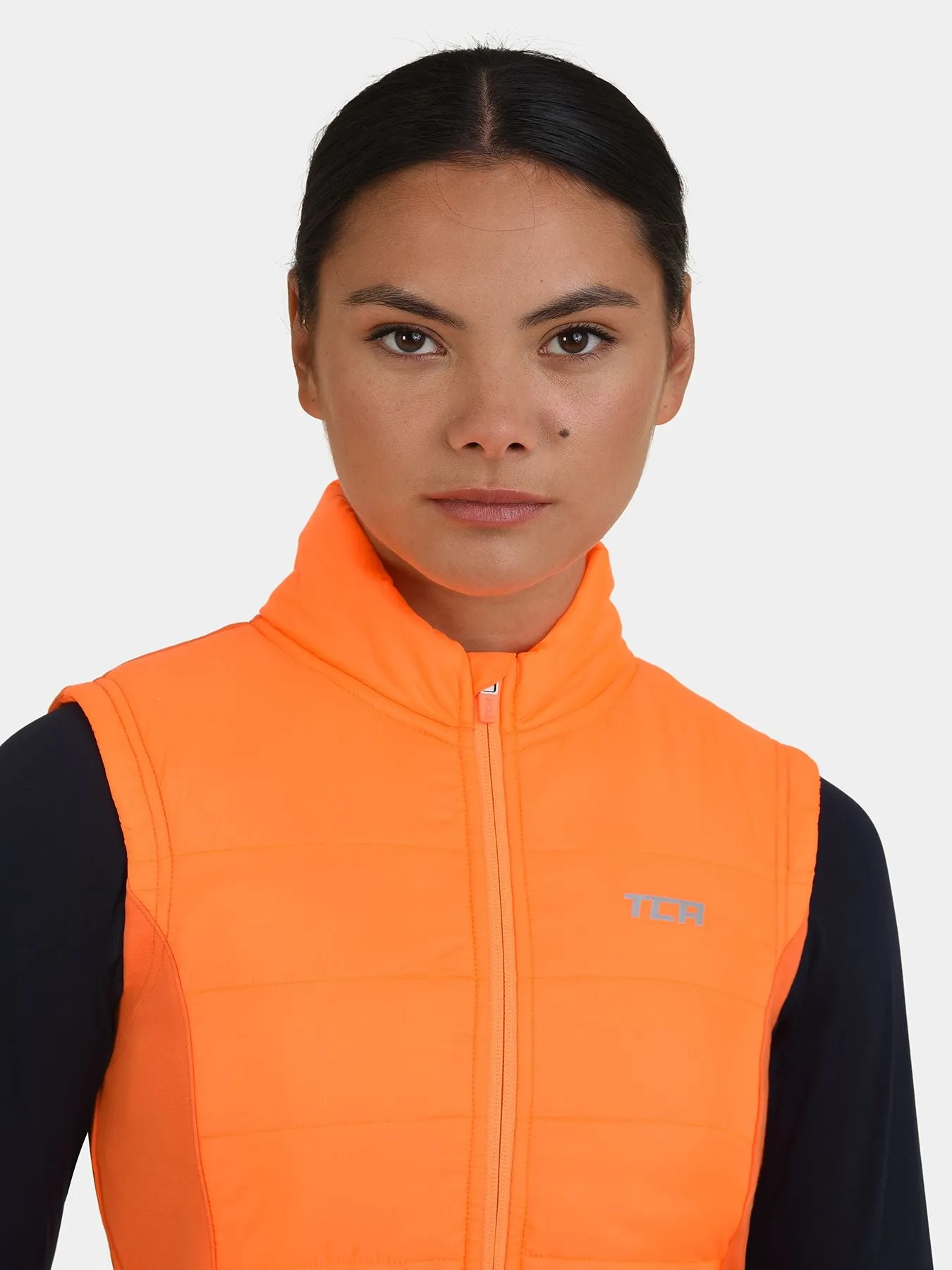 Excel Padded Running Gilet For Women With Zip Pockets & Reflective Strips sold by TCA product image thumbnail 3