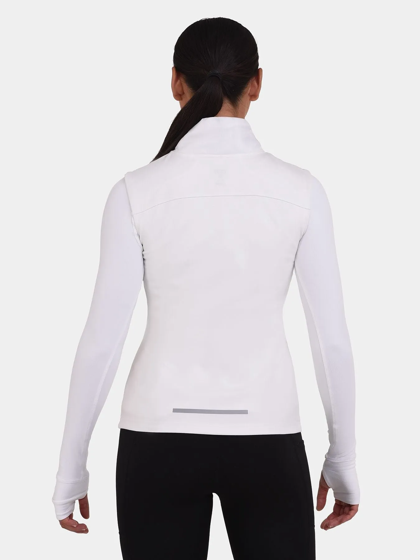 Excel Padded Running Gilet For Women With Zip Pockets & Reflective Strips sold by TCA product image thumbnail 2