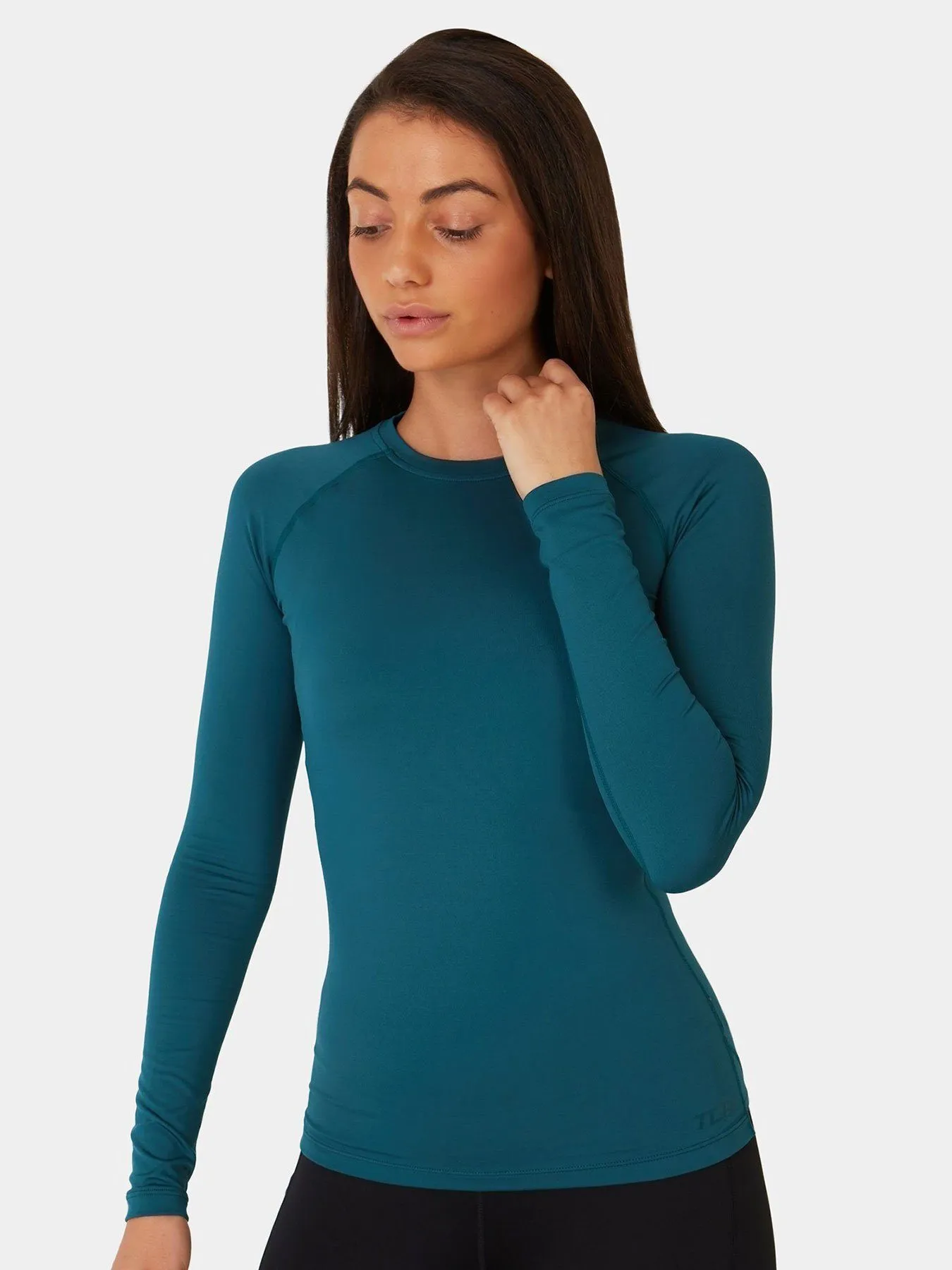 SuperThermal Long Sleeve Compression Base Layer Crew Neck Top for Women With Brushed Inner Fabric sold by TCA product image thumbnail 2