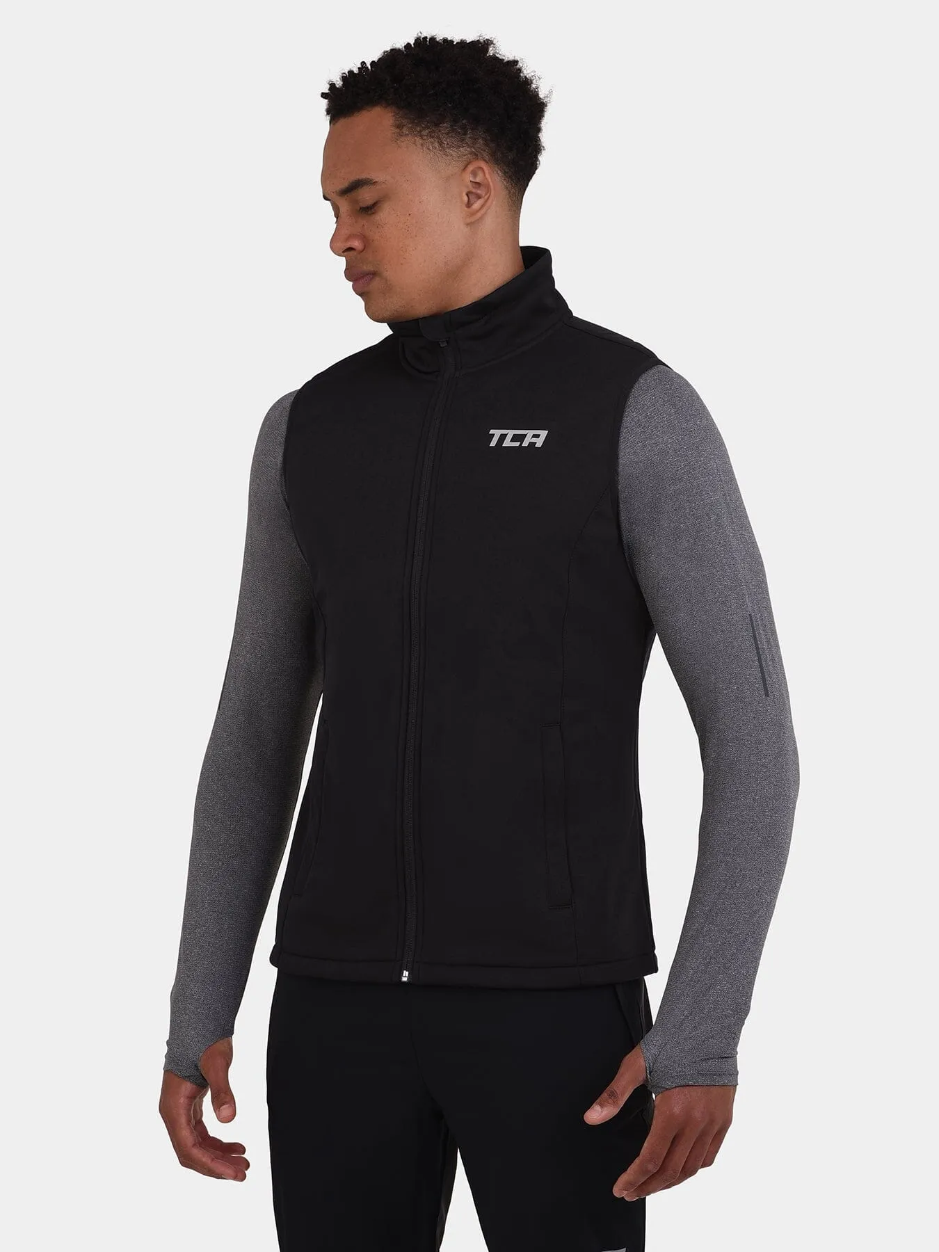 Flyweight Thermal Gilet For Men With Brushed Inner Fabric, Side & Internal Zip Pockets & Adjustable Toggles sold by TCA