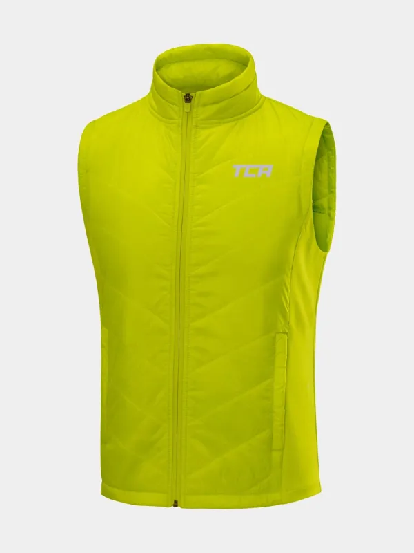 Excel Padded Running Gilet For Boys With Zip Pockets & Reflective Strips sold by TCA