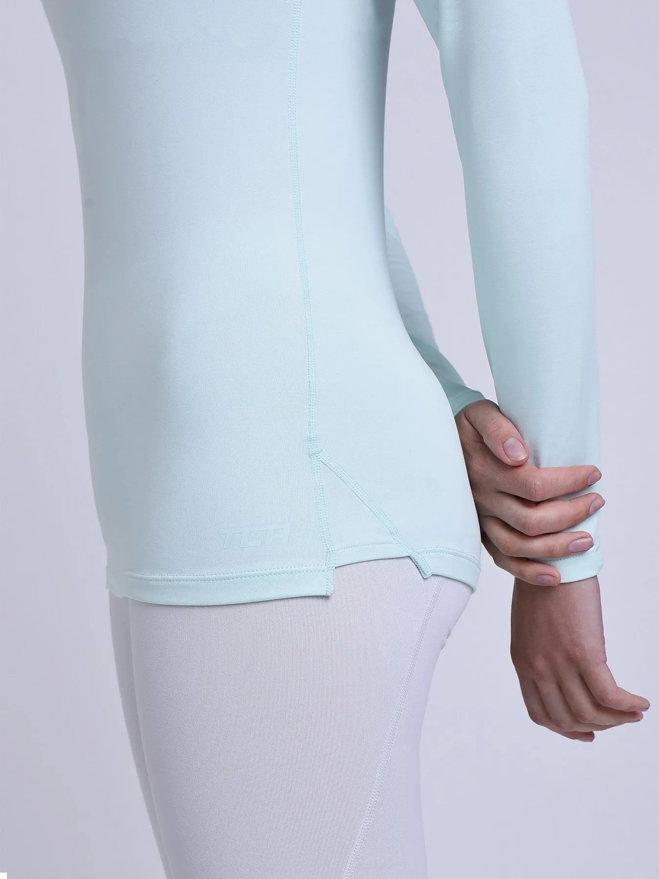 SuperThermal Long Sleeve Compression Base Layer Crew Neck Top for Women With Brushed Inner Fabric sold by TCA product image thumbnail 4