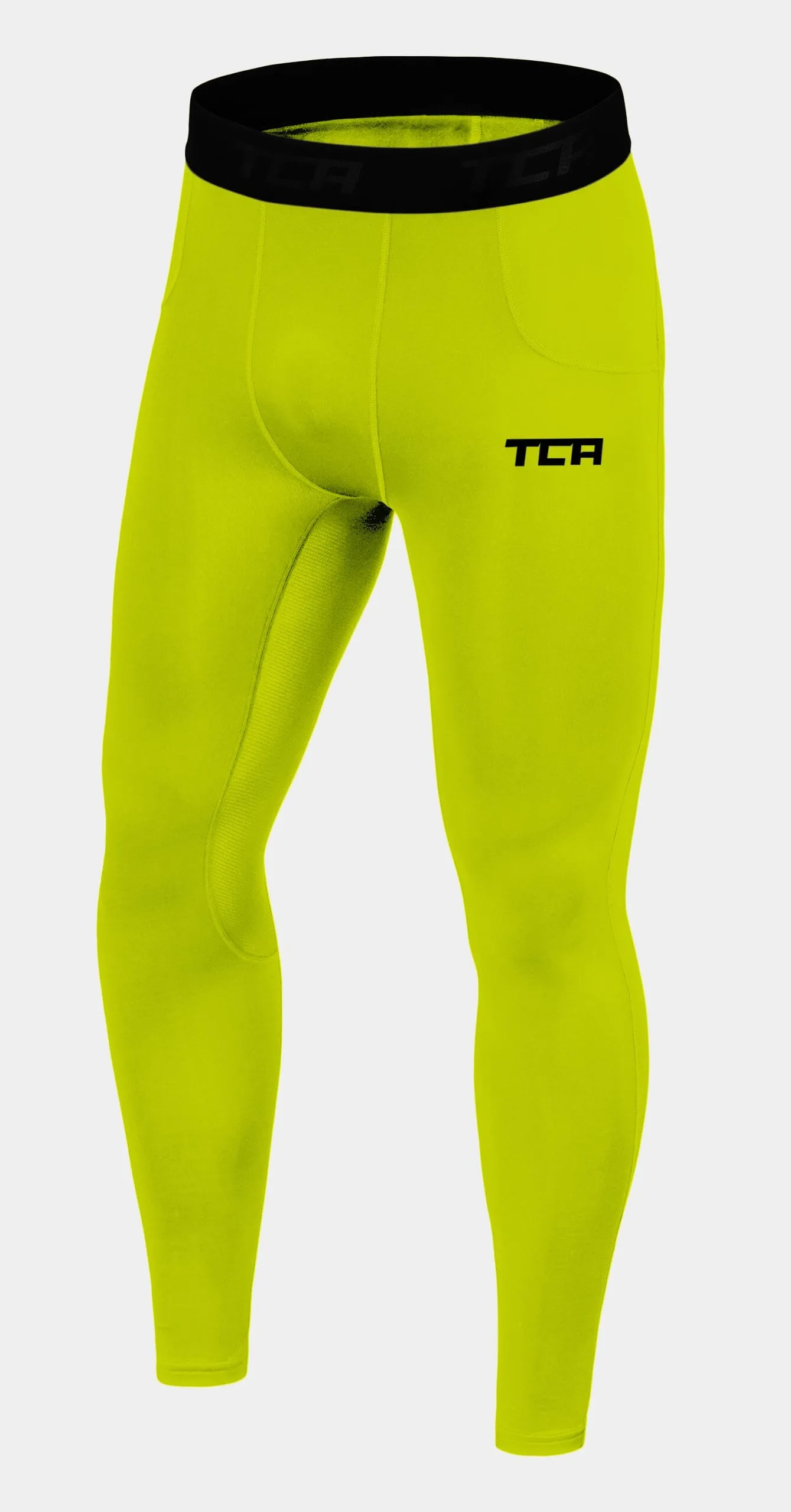 SuperThermal Compression Base Layer Tights For Men With Brushed Inner Fabric sold by TCA