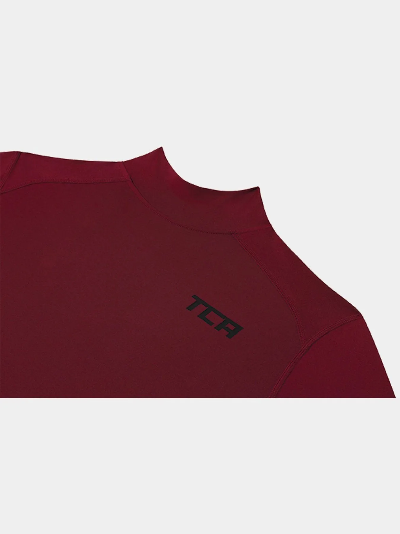 Pro Performance Compression Base Layer Long Sleeve Mock Neck For Men sold by TCA product image thumbnail 3
