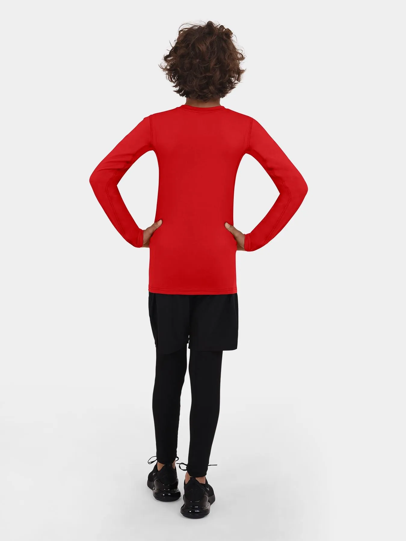 Hyperfusion Compression Base Layer Long Sleeve Crew Neck For Boys sold by TCA product image thumbnail 2