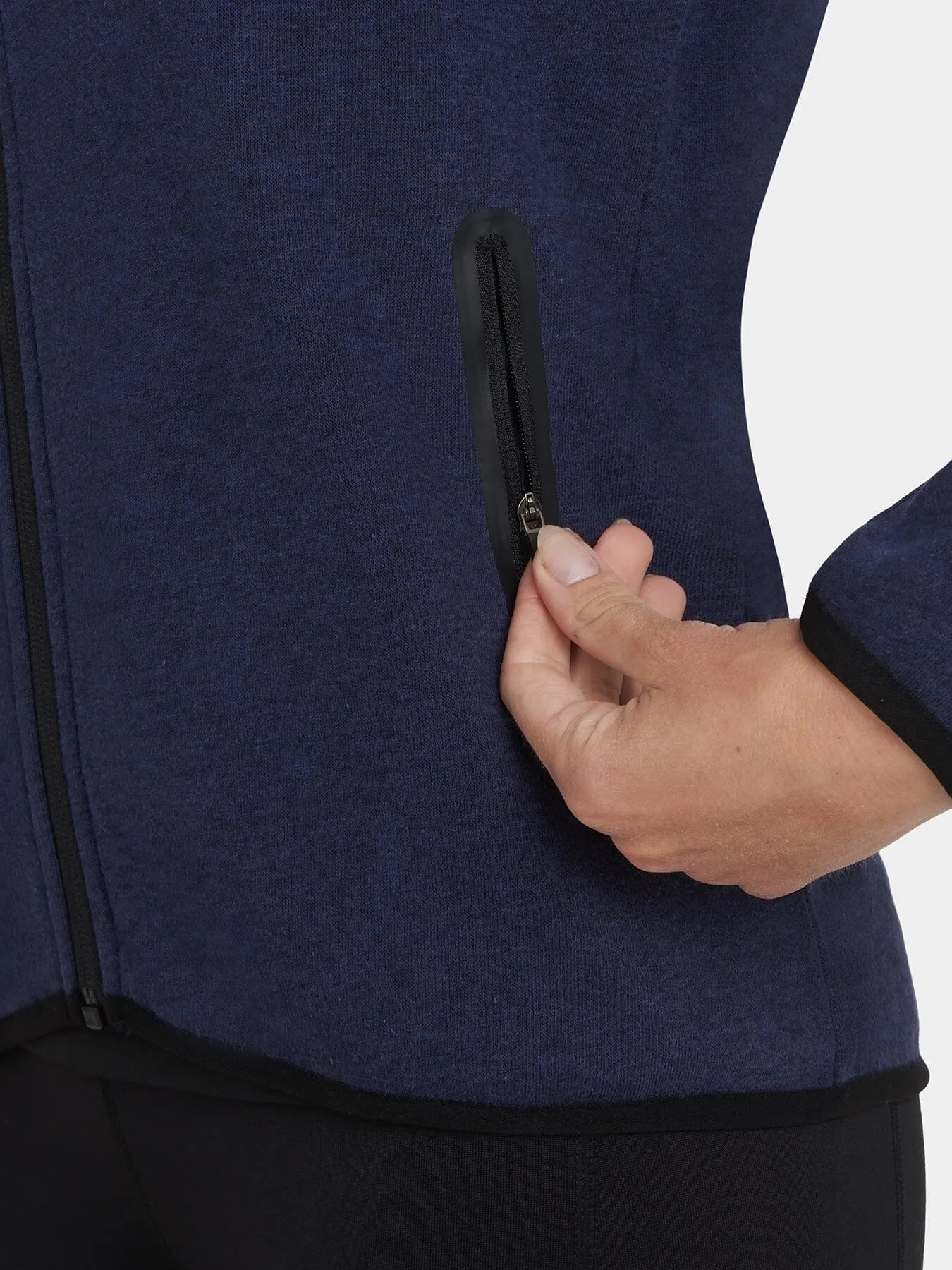 Revolution Tech Gym Running Hoodie For Women With Zip Pockets sold by TCA product image thumbnail 5