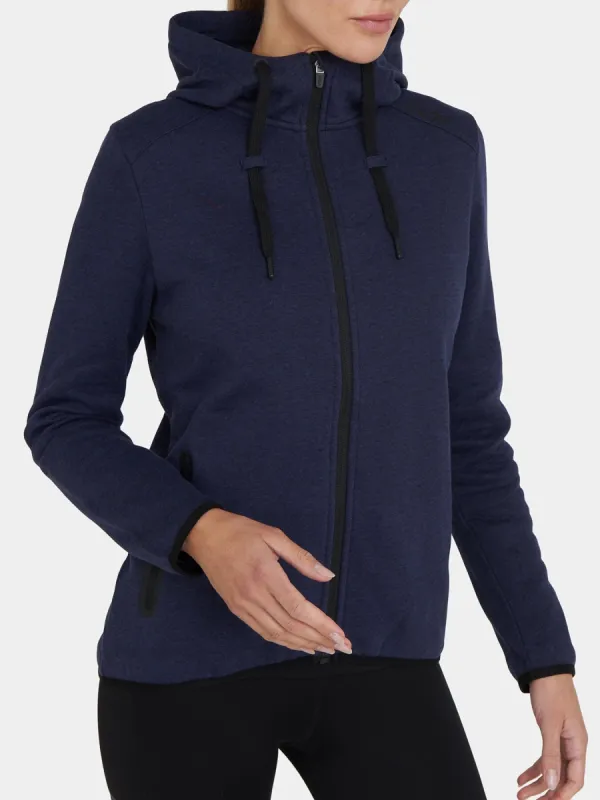 Revolution Tech Gym Running Hoodie For Women With Zip Pockets sold by TCA