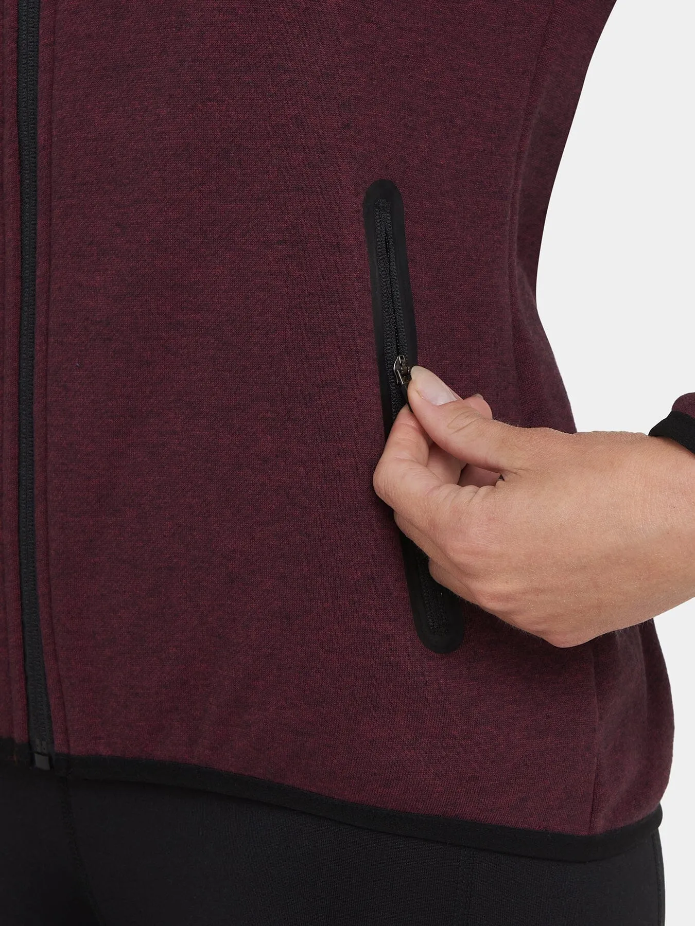 Revolution Tech Gym Running Hoodie For Women With Zip Pockets sold by TCA product image thumbnail 5