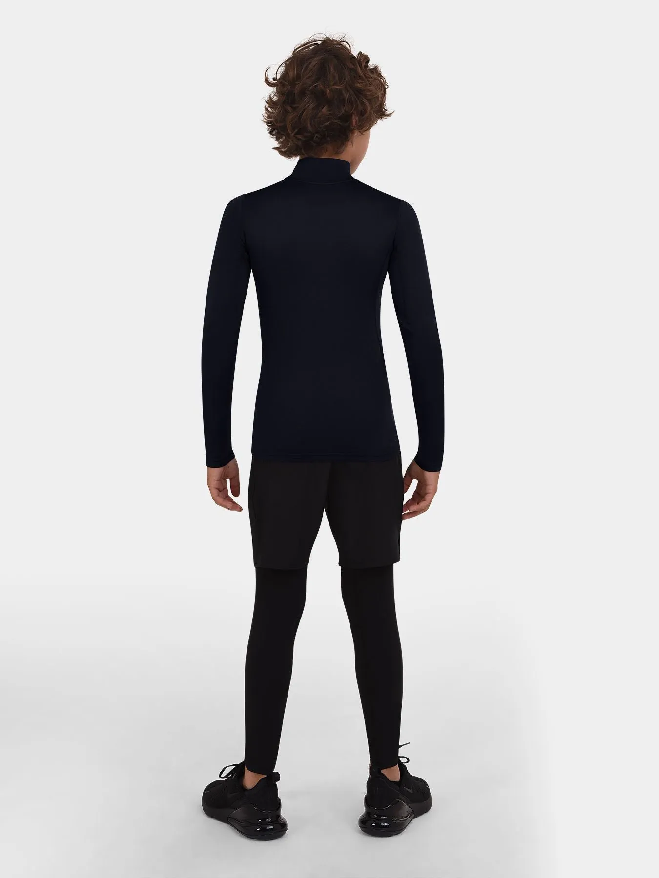SuperThermal Compression Base Layer Long Sleeve Mock Neck For Boys With Brushed Inner Fabric sold by TCA product image thumbnail 2