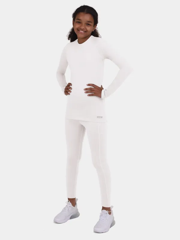 SuperThermal Compression Base Layer Top & Tights for Girls With Brushed Inner Fabric sold by TCA