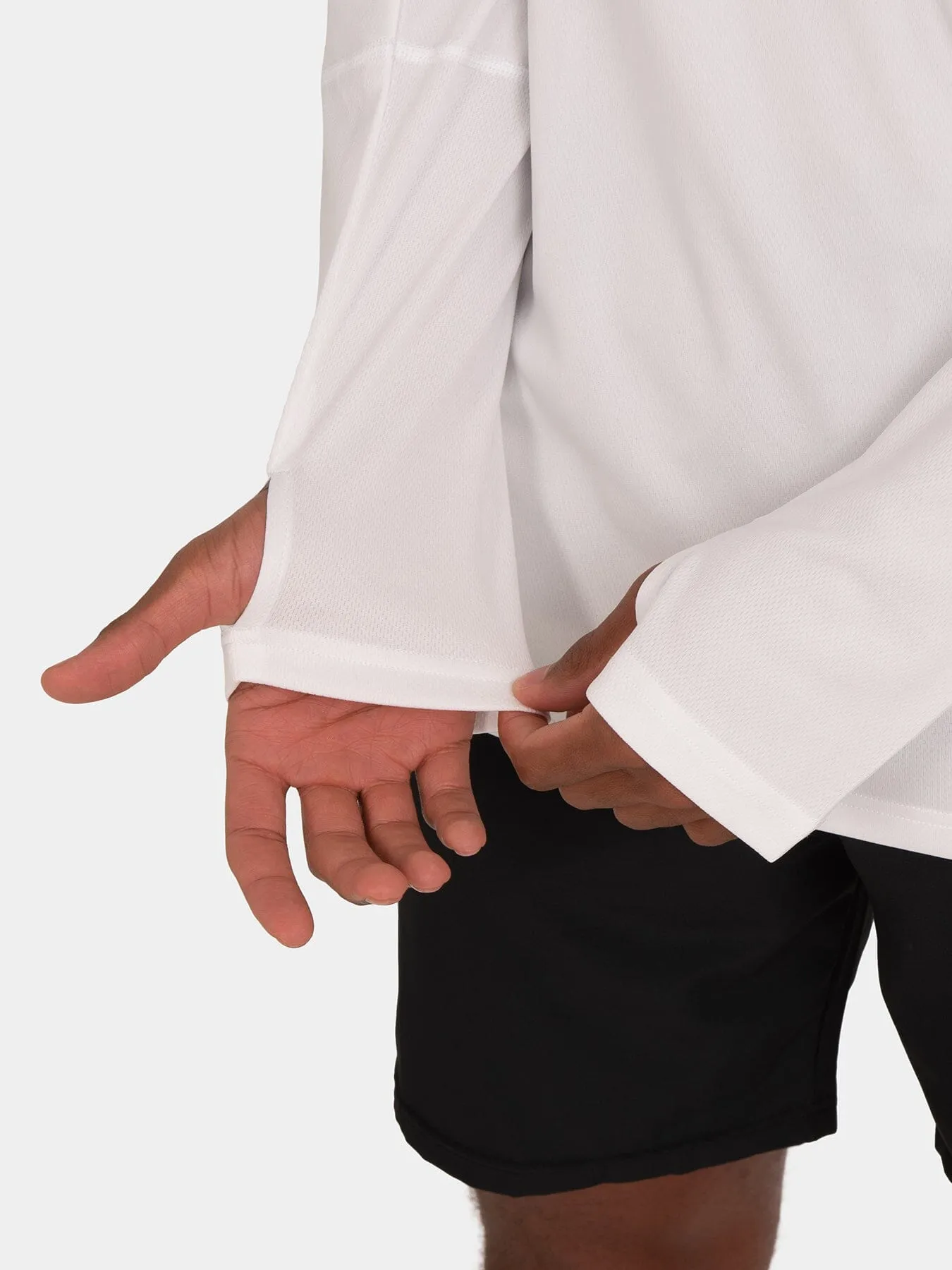 Stamina Long Sleeve Crew Neck Running Top For Men With Thumbholes sold by TCA product image thumbnail 2